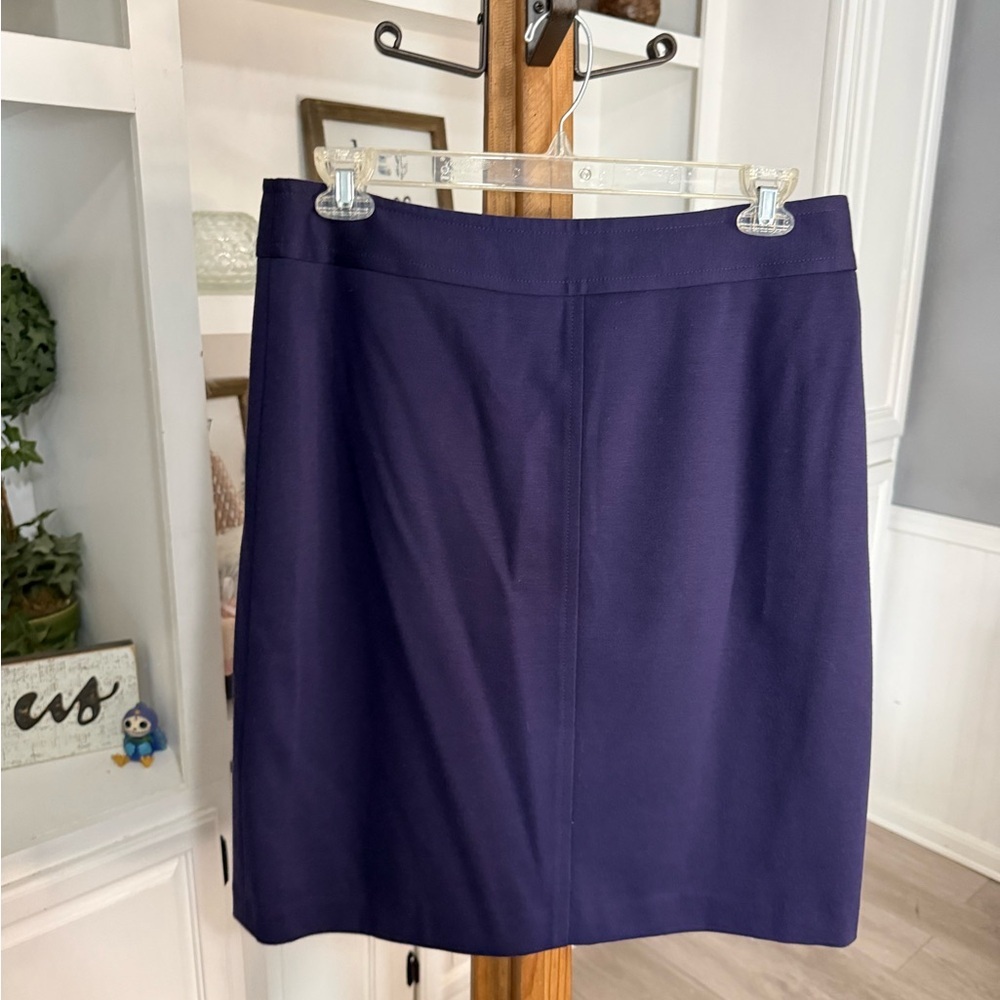 Tahari 2 Piece Suit Elegant Purple Women's Coat And Skirt - Picture 6 of 8